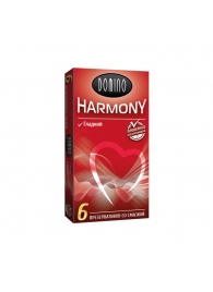 Гладкие презервативы Domino Harmony - 6 шт. - Domino - купить с доставкой в Балашихе