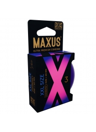 Презервативы Maxus XXL увеличенного размера - 3 шт. - Maxus - купить с доставкой в Балашихе