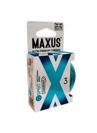 Презервативы Maxus G spot с двойной спиралью - 3 шт. - Maxus - купить с доставкой в Балашихе
