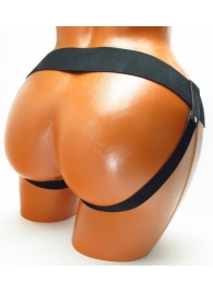 Трусики для страпона коричневого цвета - БДСМ Арсенал - купить с доставкой в Балашихе