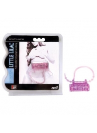 Эрекционное кольцо с вибратором LITTLE LILAC - Dream Toys - в Балашихе купить с доставкой