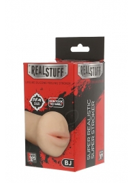 Нежный мастурбатор-ротик REALSTUFF 5INCH MASTURBATOR BJ - Dream Toys - в Балашихе купить с доставкой