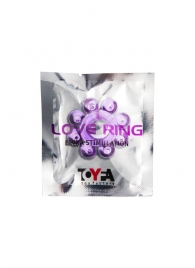 Мягкая фиолетовая гелевая насадка - Toyfa Basic - в Балашихе купить с доставкой