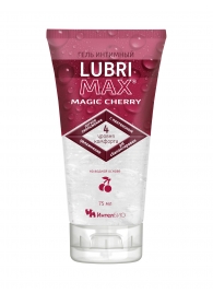 Интимный гель-смазка на водной основе Lubrimax Magic Cherry - 75 мл. - ИнтелБИО - купить с доставкой в Балашихе
