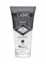 Водно-силиконовый интимный гель-смазка Lubrimax Brave - 75 мл. - ИнтелБИО - купить с доставкой в Балашихе