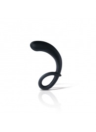 Черный массажер простаты Curving Curt - 13 см. - MyStim - купить с доставкой в Балашихе