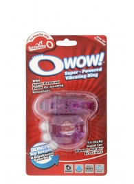 Фиолетовое эрекционное виброкольцо OWOW PURPLE - Screaming O - в Балашихе купить с доставкой