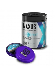 Гладкие презервативы Maxus G spot с двойной спиралью - 15 шт. - Maxus - купить с доставкой в Балашихе