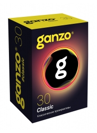 Классические презервативы с обильной смазкой Ganzo Classic - 30 шт. - Ganzo - купить с доставкой в Балашихе