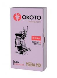 Презервативы OKOTO Mega Mix - 12 шт. - Sitabella - купить с доставкой в Балашихе