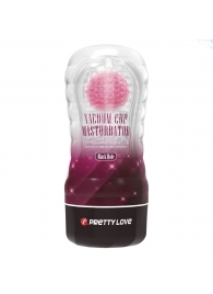 Прозрачный текстурированный мастурбатор Vacuum Cup Masturbator Black Hole - Baile - в Балашихе купить с доставкой