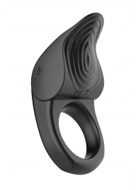 Черное эрекционное виброкольцо Vibro Lust Ring - MALESATION - в Балашихе купить с доставкой