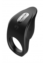 Черное эрекционное виброкольцо Vibro Lust Ring - MALESATION - в Балашихе купить с доставкой