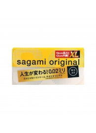 Презервативы увеличенного размера Sagami Original 0.02 XL-size - 12 шт. - Sagami - купить с доставкой в Балашихе