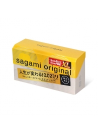 Презервативы увеличенного размера Sagami Original 0.02 XL-size - 12 шт. - Sagami - купить с доставкой в Балашихе