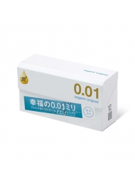 Увлажнённые презервативы Sagami Original 0.01 Extra Lub - 12 шт. - Sagami - купить с доставкой в Балашихе