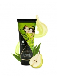 Массажный крем для тела с ароматом груши и зелёного чая Pear   Exotic Green Tea - 200 мл. - Shunga - купить с доставкой в Балашихе