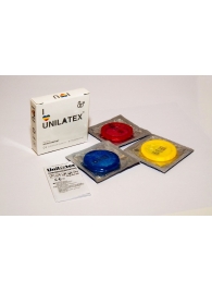 Разноцветные ароматизированные презервативы Unilatex Multifruits - 3 шт. - Unilatex - купить с доставкой в Балашихе