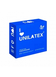 Классические презервативы Unilatex Natural Plain - 3 шт. - Unilatex - купить с доставкой в Балашихе