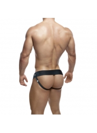 Телесный фаллопротез на черных эластичных ремнях 7 Inch Hollow Strap On - 17 см. - Blush Novelties - купить с доставкой в Балашихе