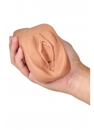 Маструбатор-вагина с вибрацией Soft   Wet Renata Realistic Tan Masturbator - Blush Novelties - в Балашихе купить с доставкой