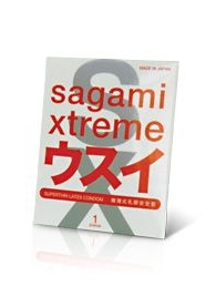 Ультратонкий презерватив Sagami Xtreme SUPERTHIN - 1 шт. - Sagami - купить с доставкой в Балашихе