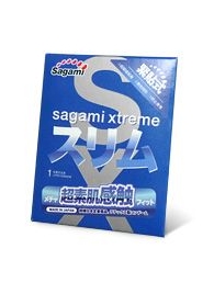 Презерватив Sagami Xtreme FEEL FIT 3D - 1 шт. - Sagami - купить с доставкой в Балашихе