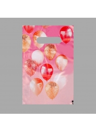 Пакет «Праздничные шары» с вырубной ручкой (20х30 см) - UPAK LAND - купить с доставкой в Балашихе