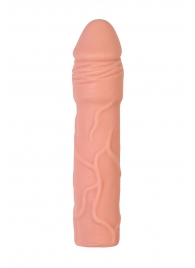 Телесная удлиняющая насадка с подхватом - 19 см. - ToyFa - в Балашихе купить с доставкой