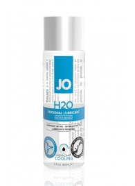 Охлаждающий лубрикант на водной основе JO Personal Lubricant H2O COOLING - 60 мл. - System JO - купить с доставкой в Балашихе