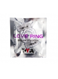 Прозрачное виброкольцо с двумя вибропульками - Toyfa Basic - в Балашихе купить с доставкой