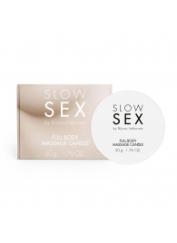 Массажная свеча для всего тела Slow Sex - 50 гр. - Bijoux Indiscrets - купить с доставкой в Балашихе