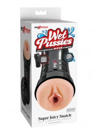 Мастурбатор-вагина в колбе Super Juicy Snatch - Pipedream - в Балашихе купить с доставкой