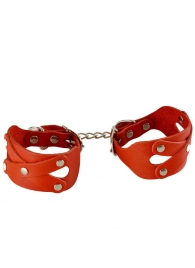 Красные наручники «Цезарь» - Sitabella - купить с доставкой в Балашихе