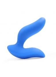 Синий вибромассажер простаты 3,5’’ Curve P-spot Massager - 12 см. - Erokay - в Балашихе купить с доставкой