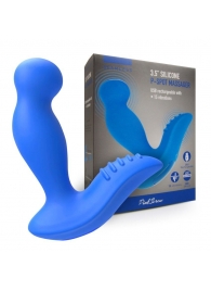 Синий вибромассажер простаты 3,5’’ P-spot Massager - 12,5 см. - Erokay - в Балашихе купить с доставкой