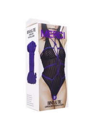 Фиолетовая верёвка для связывания и фиксации Bind Tie - 9,14 м. - Doc Johnson - купить с доставкой в Балашихе