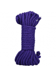 Фиолетовая верёвка для связывания и фиксации Bind Tie - 9,14 м. - Doc Johnson - купить с доставкой в Балашихе