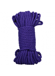 Фиолетовая верёвка для связывания и фиксации Bind Tie - 15,24 м. - Doc Johnson - купить с доставкой в Балашихе