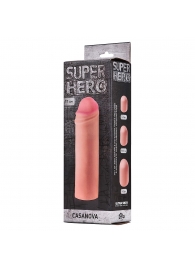 Фаллоудлинитель SUPER HERO Casanova - 18 см. - Lola Games - в Балашихе купить с доставкой