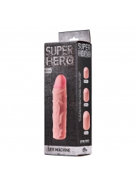 Фаллоудлинитель SUPER HERO Sex Machine - 15,5 см. - Lola Games - в Балашихе купить с доставкой