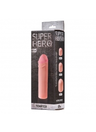 Фаллоудлинитель SUPER HERO Tempter - 16 см. - Lola Games - в Балашихе купить с доставкой