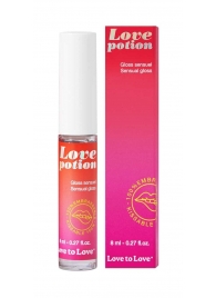 Возбуждающий блеск для губ Love Potion - 8 мл. - Love to Love - купить с доставкой в Балашихе