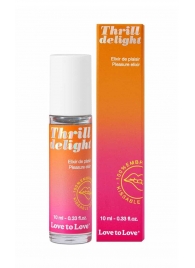 Возбуждающий гель Thrill Delight - 10 мл. - Love to Love - купить с доставкой в Балашихе