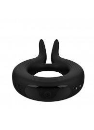 Черное эрекционное кольцо Marry Me Rechargeable Vibrating Cockring - Adrien Lastic - в Балашихе купить с доставкой