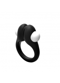 Черное эрекционное кольцо Zippy Vibrating Ring With Bullet - Adrien Lastic - в Балашихе купить с доставкой