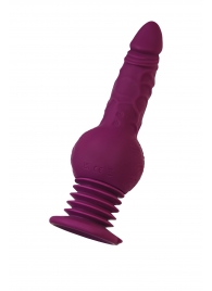 Фиолетовая мини-машина для секса Striker с пультом ДУ - 23,5 см. - ToyFa - купить с доставкой в Балашихе