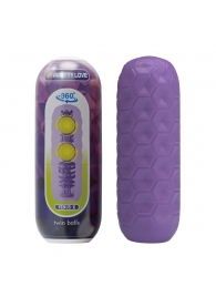Фиолетовый мастурбатор Venus-X Twin balls - Baile - в Балашихе купить с доставкой