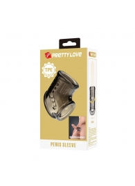 Дымчатая насадка на пенис и мошонку - Baile - в Балашихе купить с доставкой