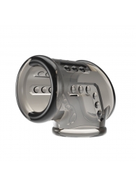 Дымчатая насадка на пенис и мошонку - Baile - в Балашихе купить с доставкой